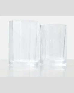 Set aus zwei Trinkgläsern Dodeca Transparent