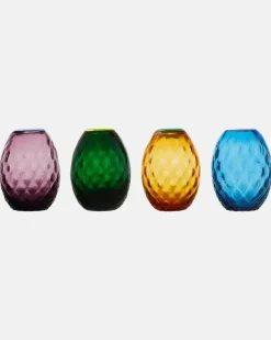 Set Baby Egg aus vier Vasen Multicolor