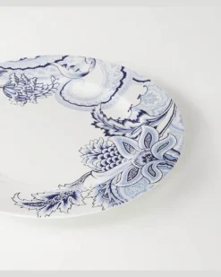 Set Bloom aus zwei Platztellern Blau