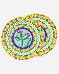 Set 2 Bread Plates In Fine Porcelain - Brotteller Mehrfarbig