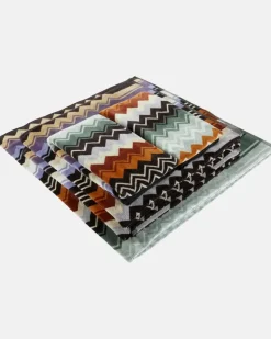 Set Giacomo Zigzag aus fünf Handtüchern Multicolor