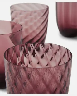 Set Idra aus sechs Gläsern Violett