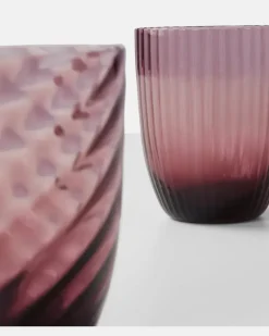 Set Idra aus sechs Gläsern Violett
