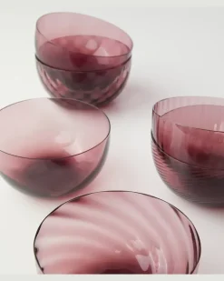 Set Idra aus sechs Tassen Violett
