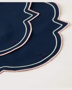 Set Medallion aus zwei Tischsets Blau