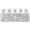 Set mit 5 emblematischen Minikerzen 5 x 35 g