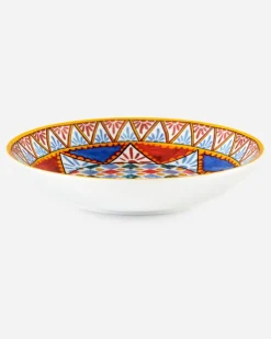 Set 2 Porcelain Soup Plates - Suppenteller Mehrfarbig