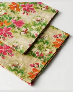 Set Potamia aus zwei Servietten Multicolor