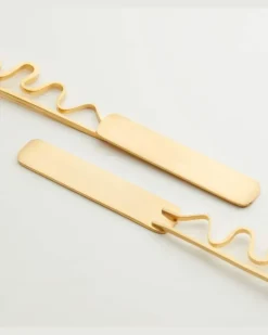 Set Spirale aus vier Aufstrichmessern Gold