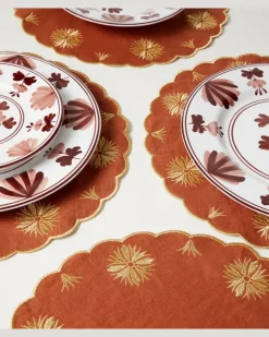 Set Terracotta aus zwei Tischsets Braun