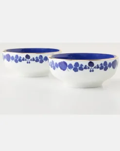 Set Wildbird Blu aus zwei Snackschalen Blau