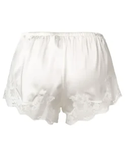 Shorts mit Spitzendetail - Weiß