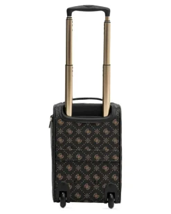 Silia Reisetasche mit Monogrammmuster - Schwarz