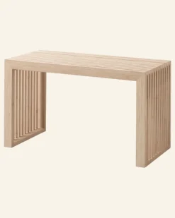 2-Sitzer Bank Rib braun
