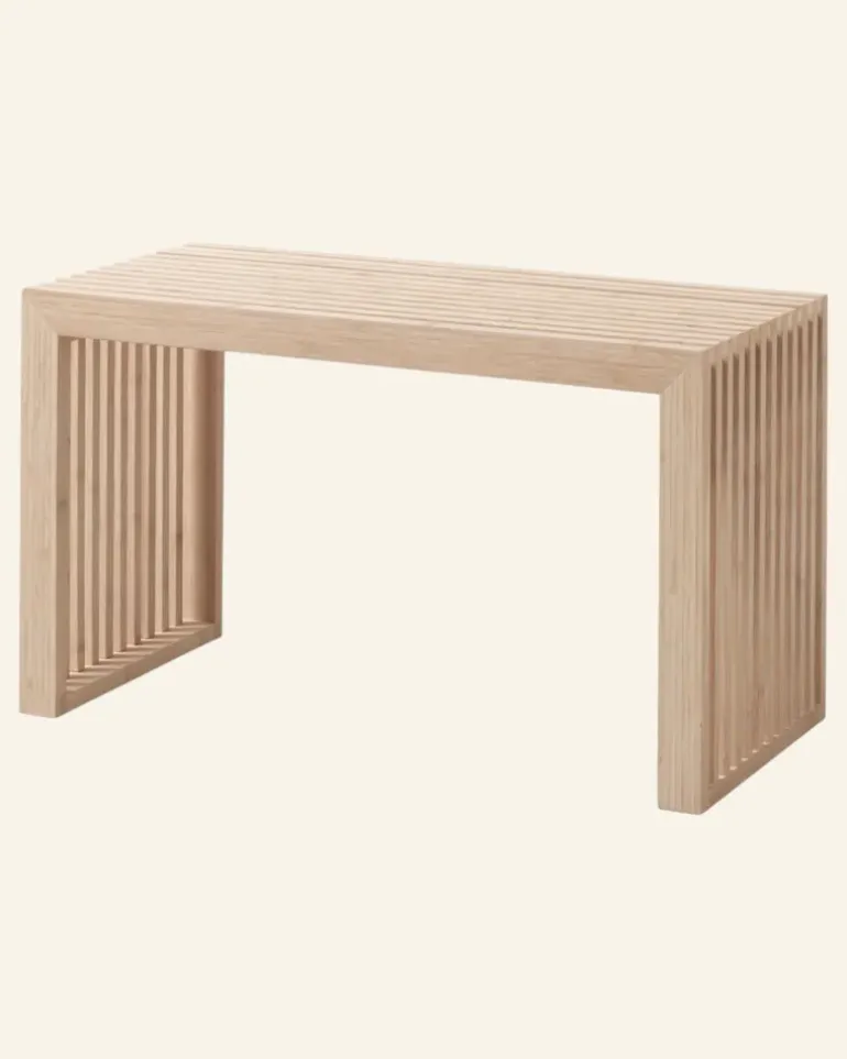2-Sitzer Bank Rib braun