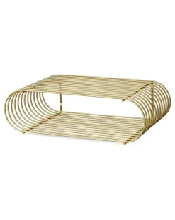 Skulpturales Curva Regal - Gold