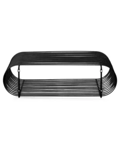 Skulpturales Curva Regal - Schwarz