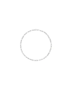 Sleek Monogram Halskette Silver