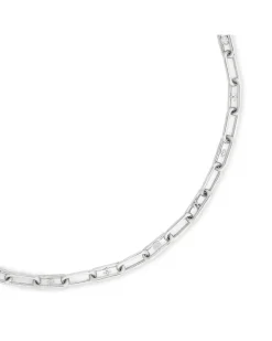 Sleek Monogram Halskette Silver