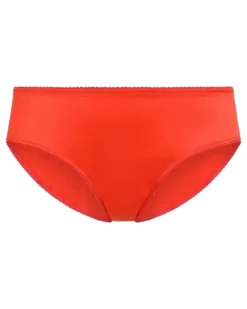 Slip aus Satin - Rot