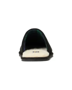 Slipper Klarence aus Microsuede Black