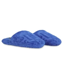 Slipper mit Logo-Stickerei - Blau
