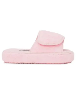 Slipper mit Logo-Stickerei - Rosa