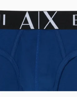 Slips aus Stretch-Baumwolle mit elastischem Bund Essential Blau