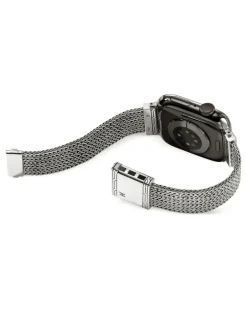 Smartwatch-Armband aus Sterlingsilber mit Diamanten 18mm