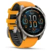 Smartwatch Fenix 8 - 47 mm AMOLED Sapphire Graphit Titanium Titan Orange