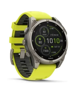 Smartwatch Fenix 8 - 47 mm Solar Sapphire Graphit Titanium Titan Silber
