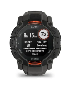 Smartwatch Instinct 3 Solar 50 mm Kohle/Schwarz