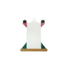 Spiegel meuble - Bunt - MDF mit Nussbaummaserung - Designer Ettore Sottsass