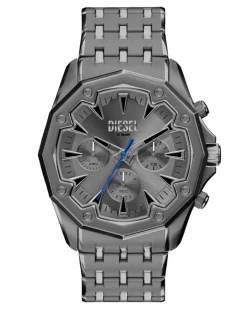 Spiked Edelstahl-Uhr - Uhren - Herren - Grau