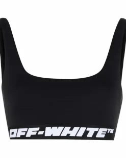 Sport-BH mit Logo - Schwarz