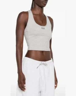 Sport-BH mit Racerback - Grau
