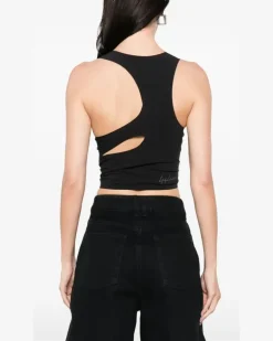 Sportoberteil mit abstraktem Print - Grün