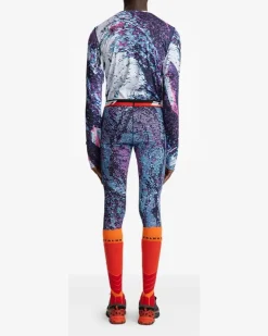 Sportoberteil mit Print - Blau