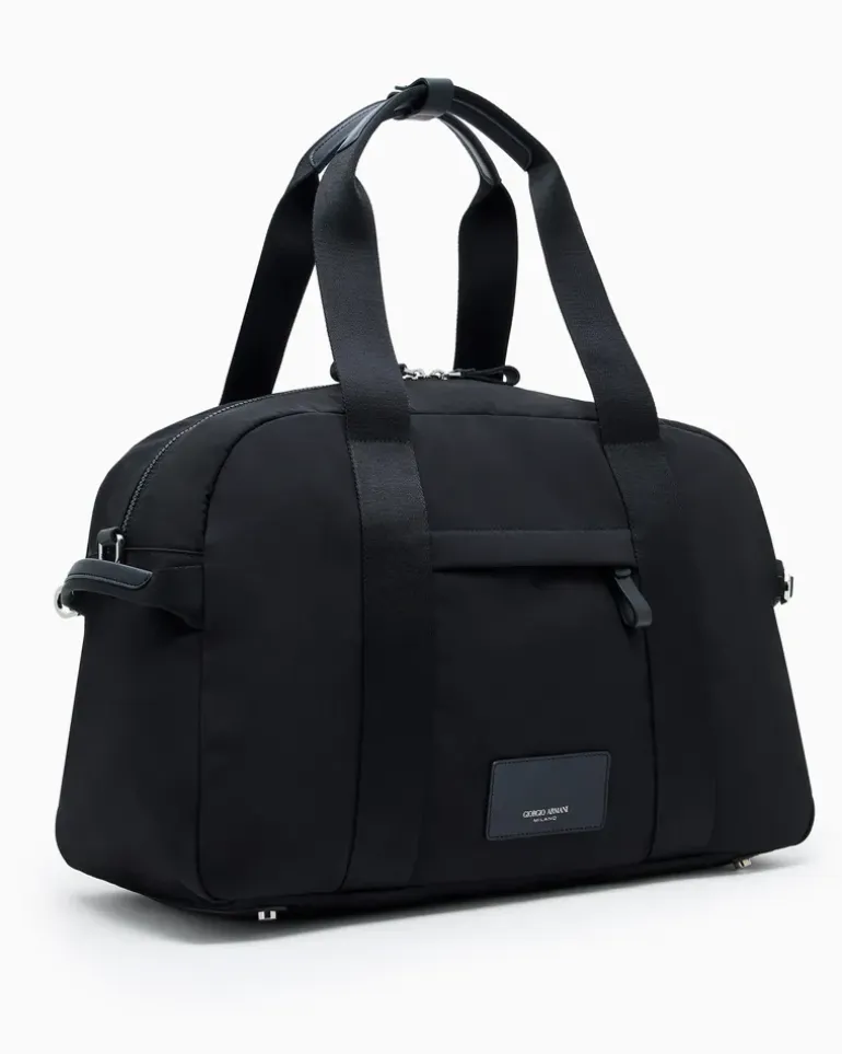 Sporttasche nylon zum Falten aus der Capsule Travel Schwarz