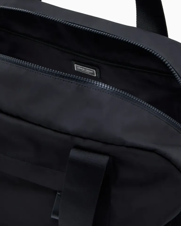 Sporttasche nylon zum Falten aus der Capsule Travel Schwarz