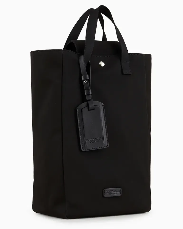 Sporttasche nylon zum Falten aus der Capsule Travel Schwarz