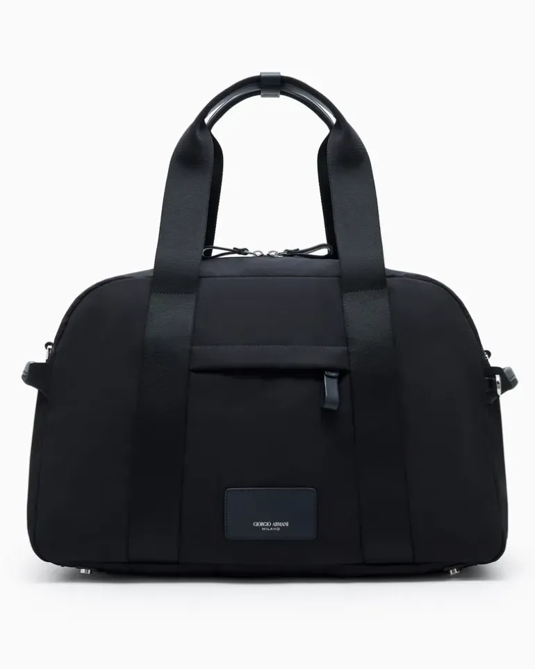 Sporttasche nylon zum Falten aus der Capsule Travel Schwarz