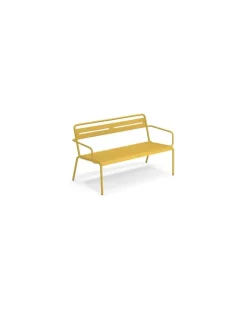 Stapelbare Bank Star - Gelb - Galvanisiertes Blech