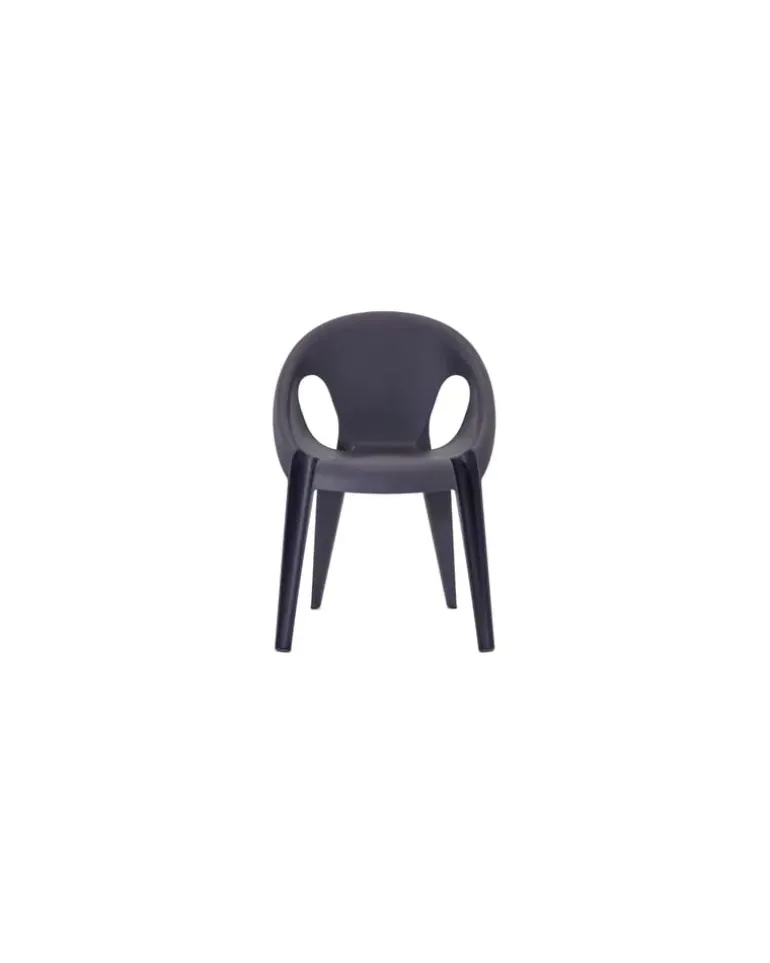 Stapelbarer Sessel Bell - Blau - Recyceltes Polypropylen - Designer Konstantin Grcic