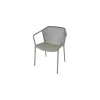 Stapelbarer Sessel Darwin - Grau - gefirnister Stahl - Designer LucidiPevere Studio