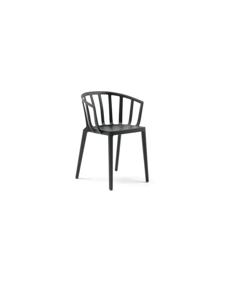 Stapelbarer Sessel Generic - Schwarz - Polykarbonat - Designer Philippe Starck