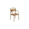 Stapelbarer Sessel Linear - Beige - Stahl - Designer Thomas Bentzen