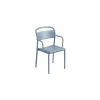 Stapelbarer Sessel Linear - Blau - Pulverbeschichteter Stahl - Designer Thomas Bentzen