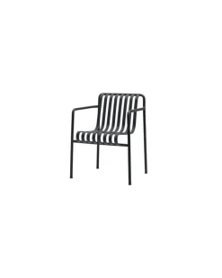 Stapelbarer Sessel Palissade - Schwarz - Epoxy-Farbe - Designer Ronan & Erwan Bouroullec