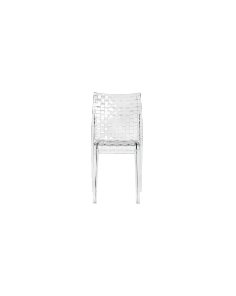 Stapelbarer Stuhl Ami Ami - Transparent - Polykarbonat - Designer Tokujin Yoshioka